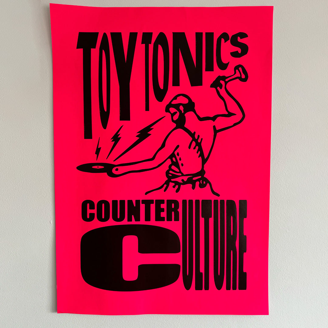 Toy Tonics Neon Poster Pink
