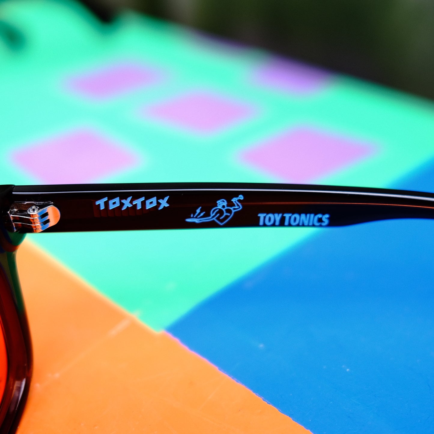 TOY TONICS x TOXTOX Glasses  - Ltd. Disco Edition - Orange