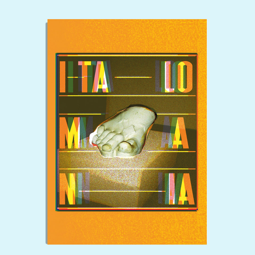 Toy Tonics Italomania Poster - Yellow