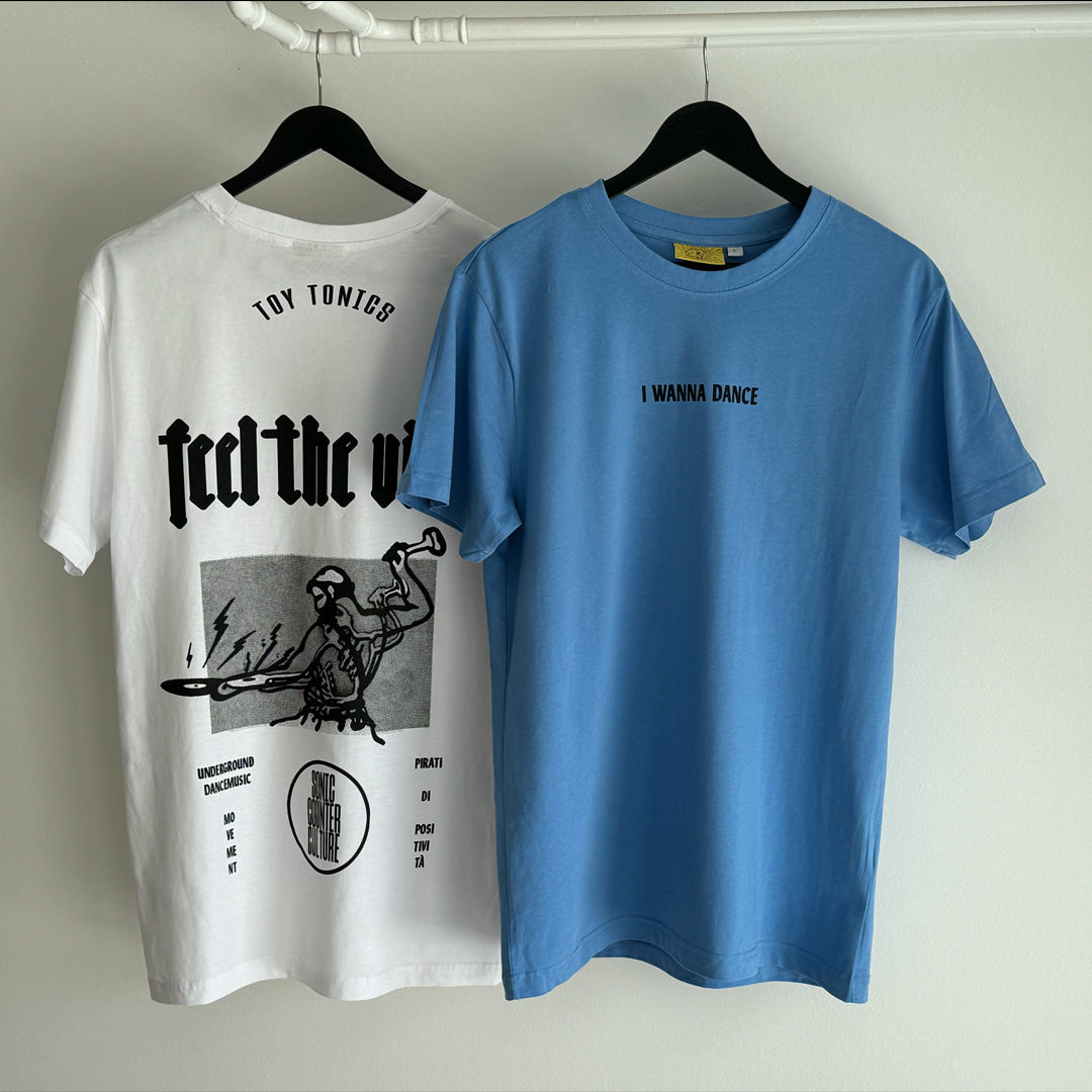 Feel the vibe Shirt - White