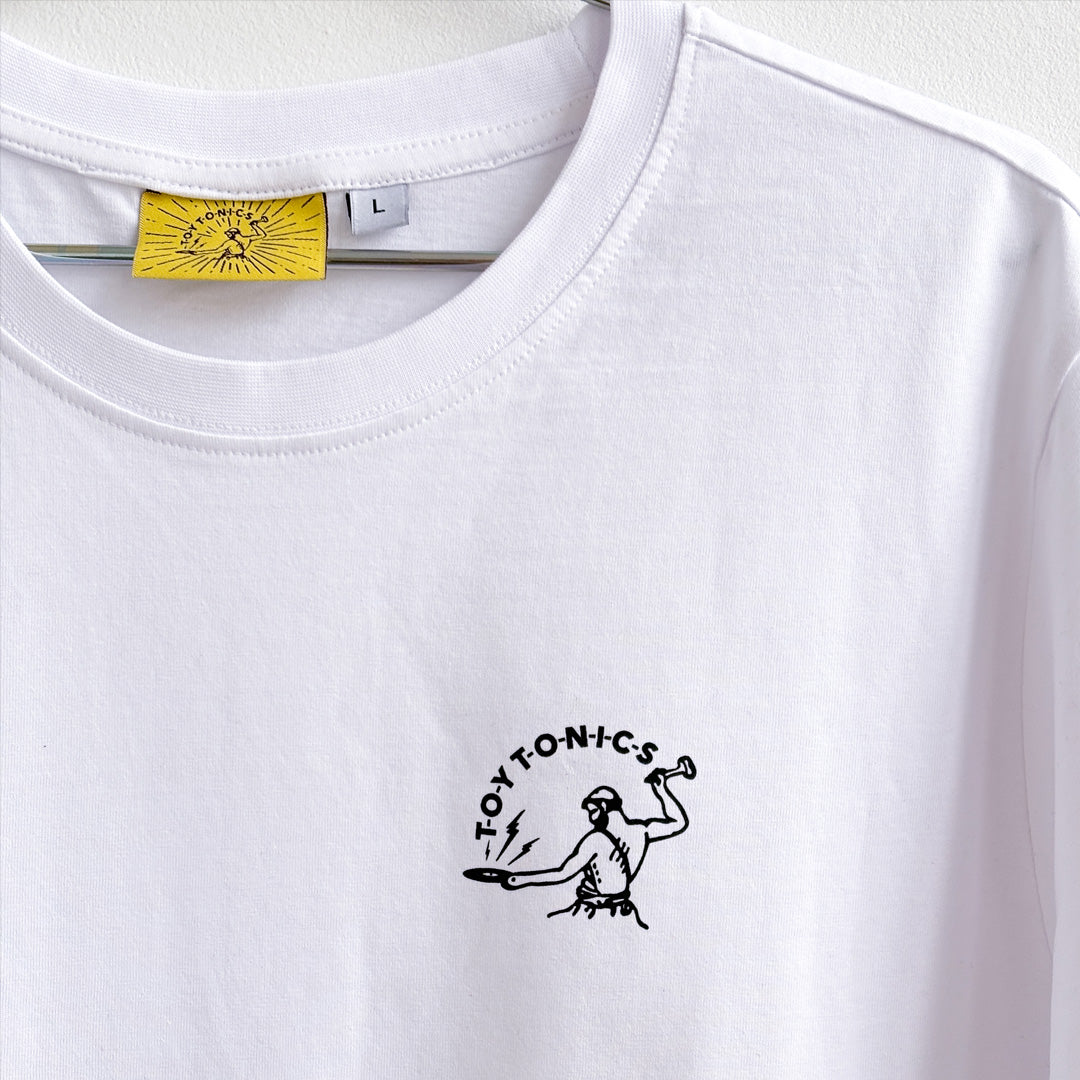 Small Logo Shirt - Black on White