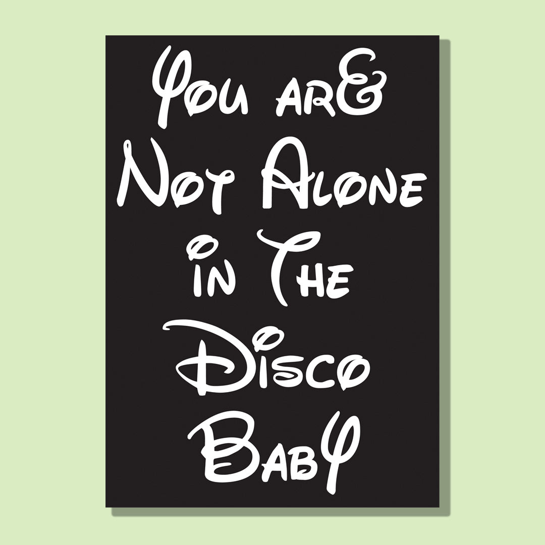 Toy Tonics Not Alone Poster