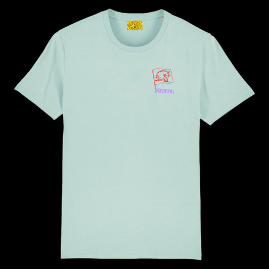 Pirates of Positivity Shirt - Caribbean Blue