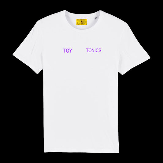 Toy Tonics Sprayed Shirt - Green/Purple on White