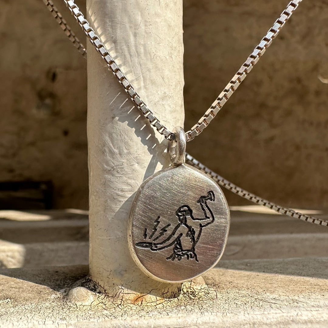 Handmade Toy Tonics Silver Necklace - Ltd. Edition