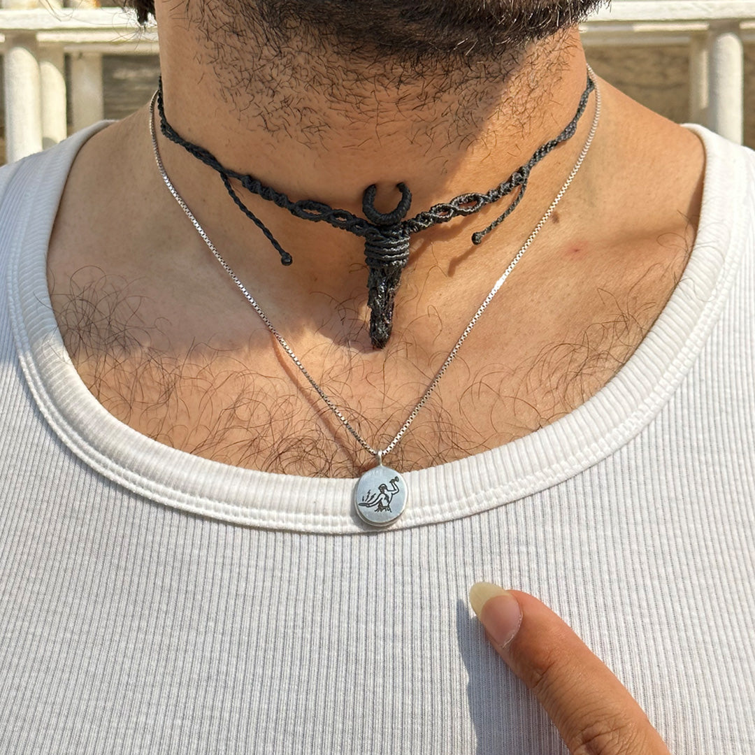 Handmade Toy Tonics Silver Necklace - Ltd. Edition