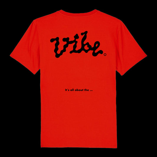 Toy Tonics Vibe Shirt - Black on Red