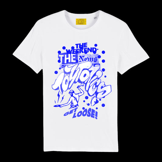 Toy Tonics Weekend Shirt - Blue on White