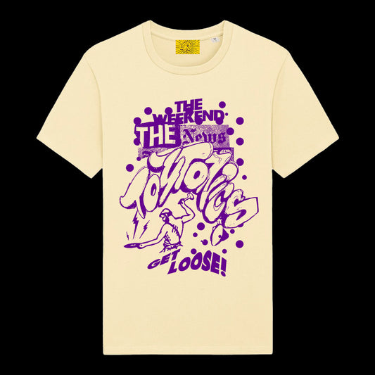 Toy Tonics Weekend Shirt - Purple on Butter