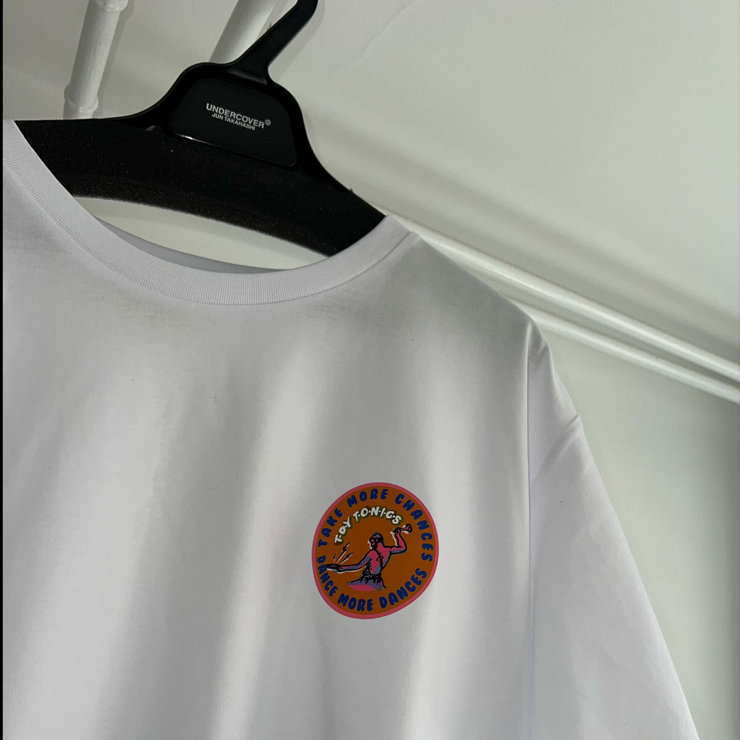 Dance More Shirt - White