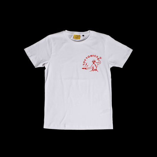 Toy Tonics Pocket Print T-Shirt - red on white