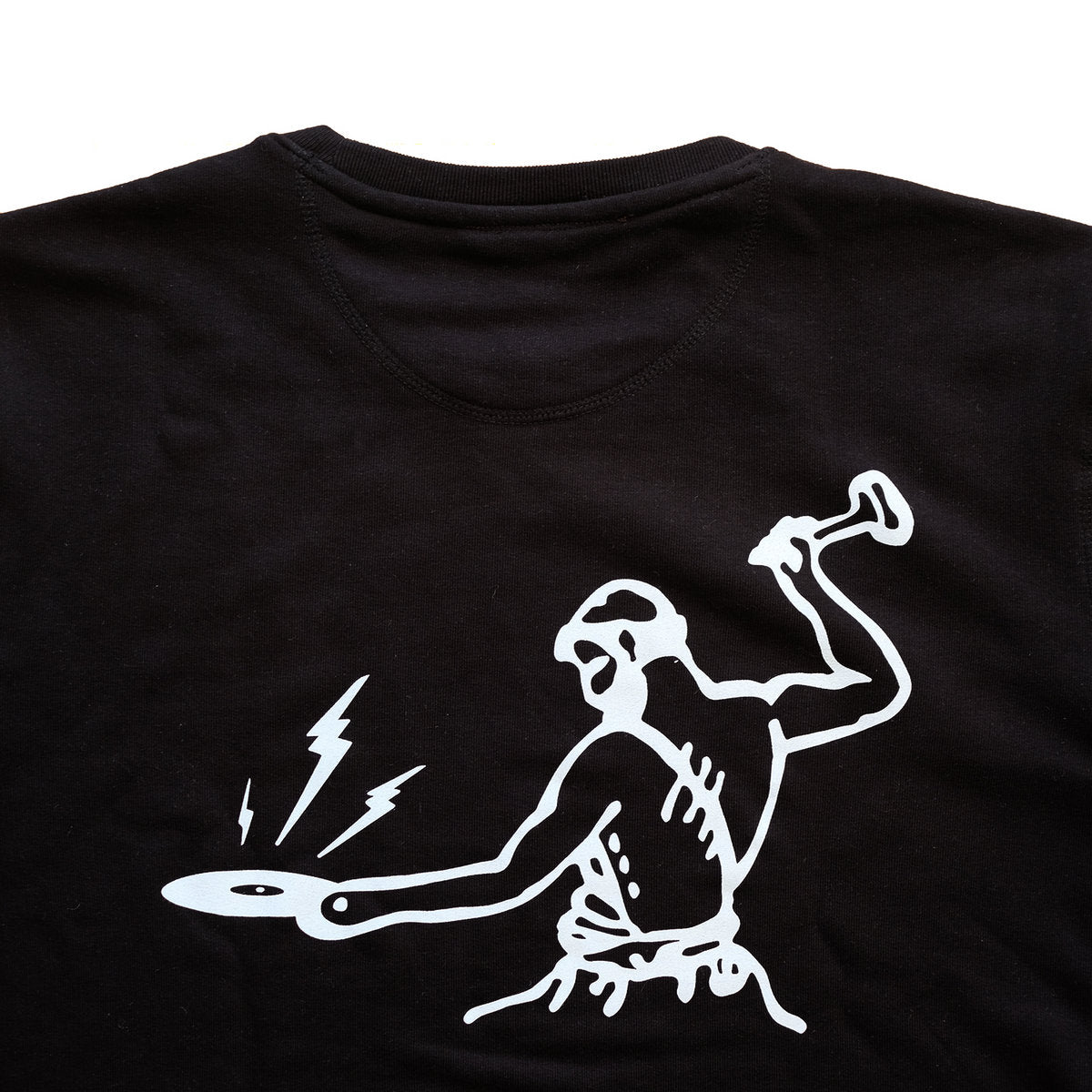 Sweater - black (big white back logo)