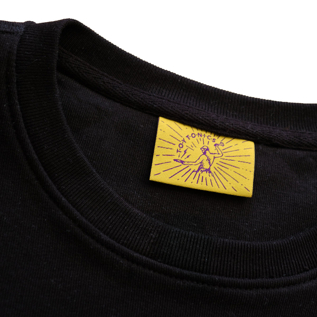 Sweater - black (big white back logo)