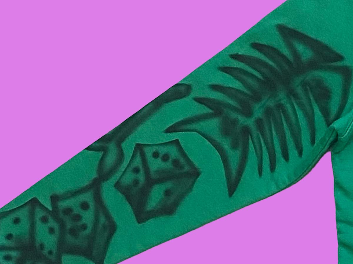 Handsprayed TT Hoodie by artist WHY EBAY (ltd. to 10 pcs!)