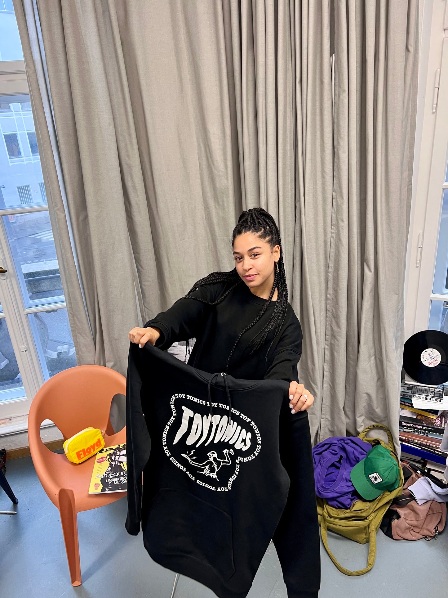 Toy Tonics Cloud Hoodie - Black