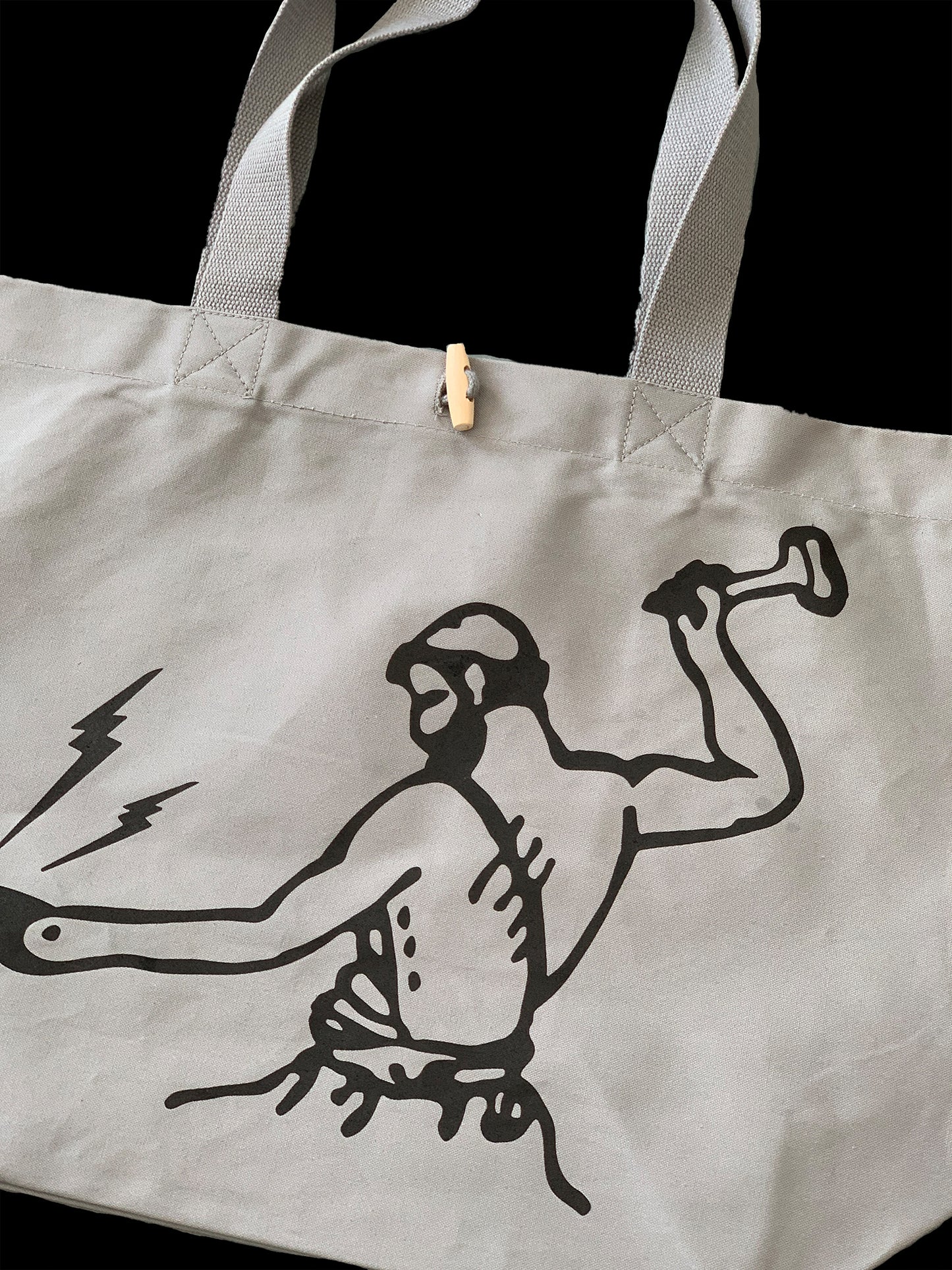 Toy Tonics Shopping Bag - grey