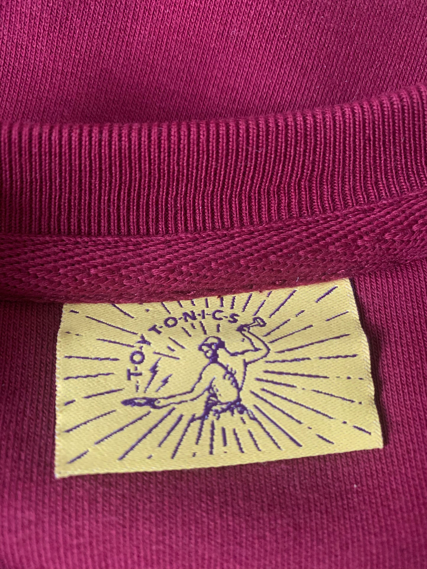 Toy Tonics Logo Sweater – Burgundy