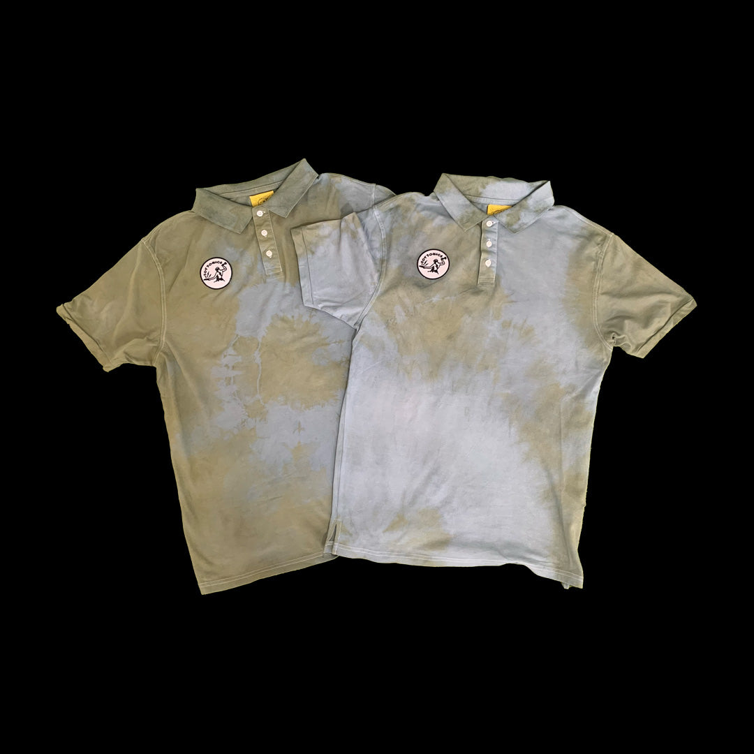 Customized Toy Tonics Polo - Upcycling Edition - Light Grey