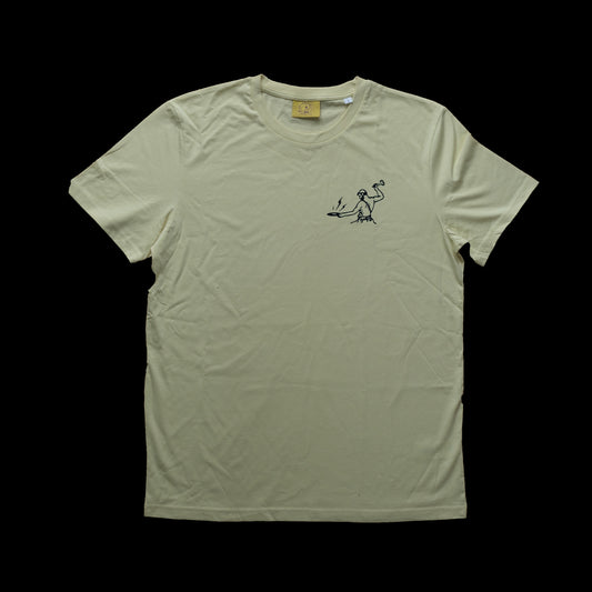 Toy Tonics Label Shirt – black on lemon