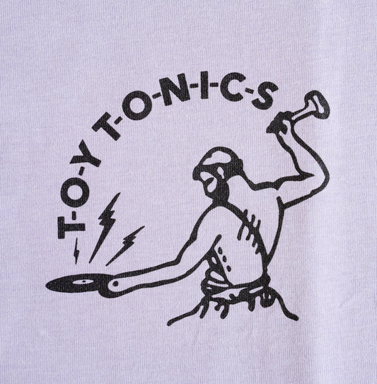 Logo Shirt - Black on Lavender