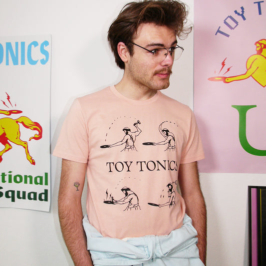 Toy Tonics Comic Shirt - Peach