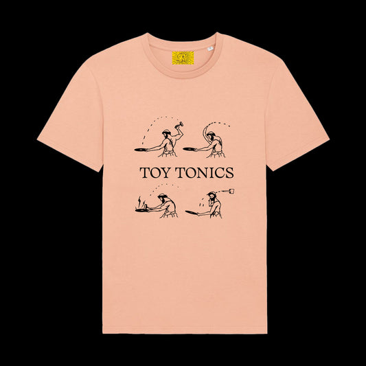 Toy Tonics Comic Shirt - Peach