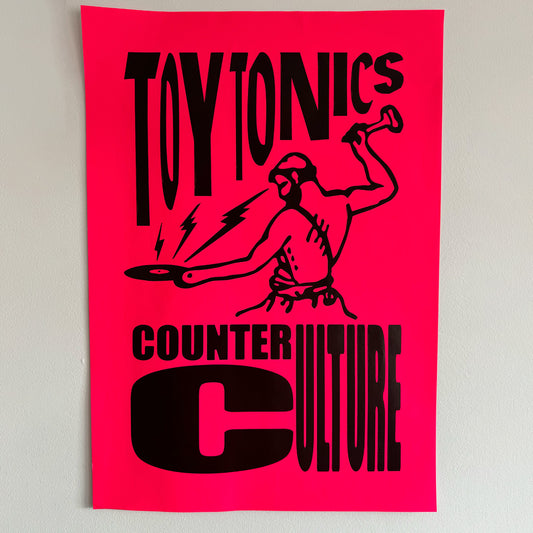 Toy Tonics Neon Poster Pink