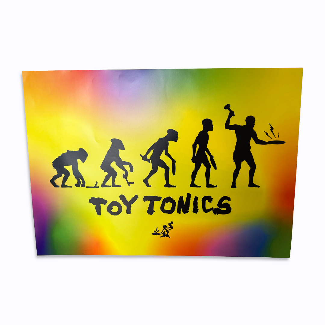 Evolution Rainbow Toy Tonics - Poster