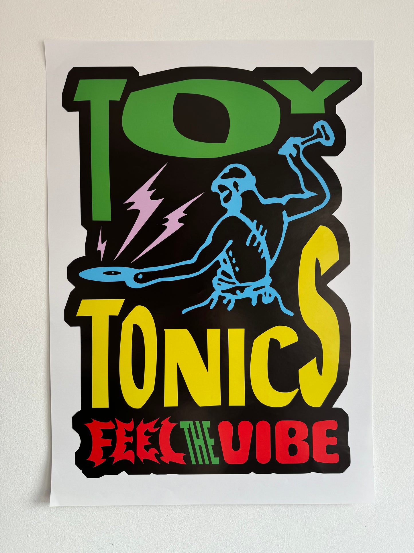 Toy Tonics Feel the Vibe - Poster