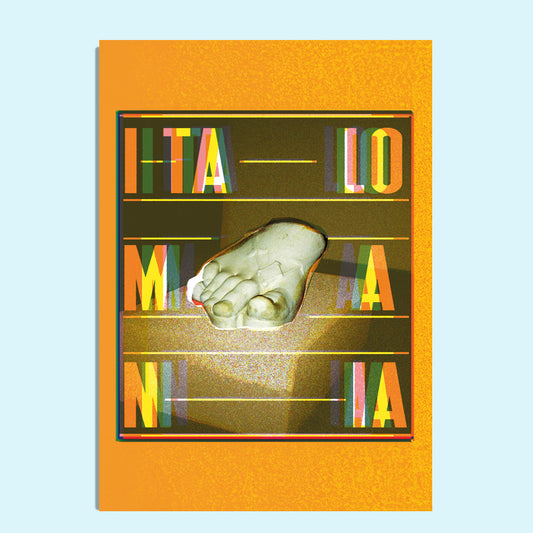 Toy Tonics Italomania Poster - Yellow