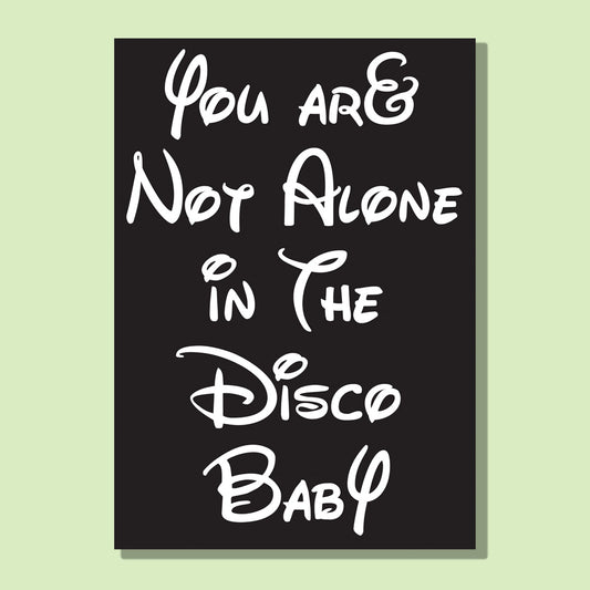 Toy Tonics Not Alone Poster