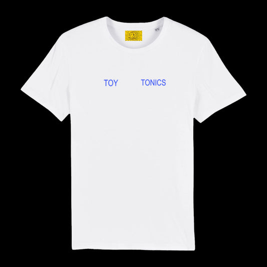 Toy Tonics Sprayed Shirt - Black/Blue on White