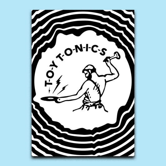 Toy Tonics Black & White Poster
