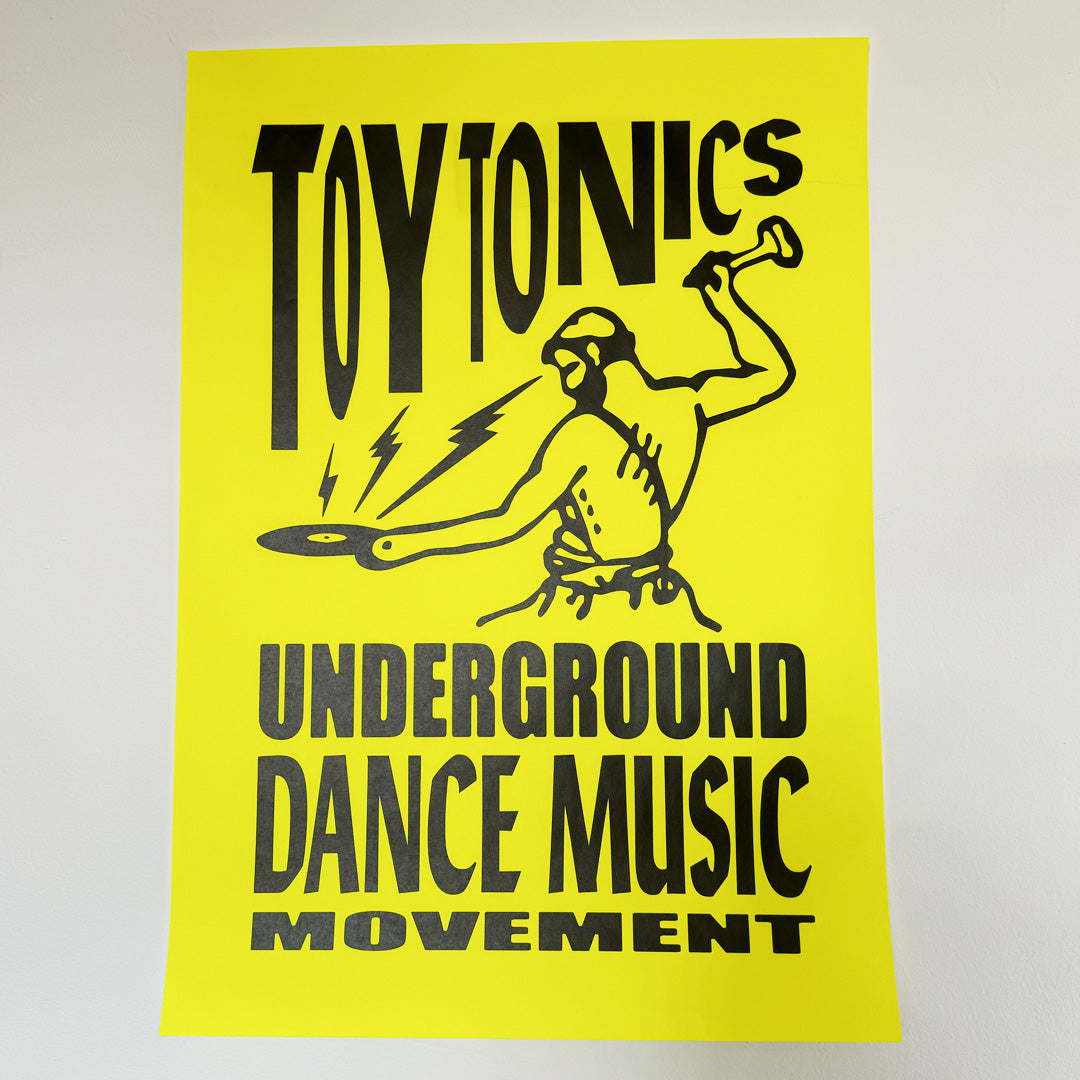 Toy Tonics Neon Poster - Yellow