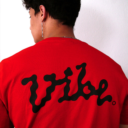 Toy Tonics Vibe Shirt - Black on Red