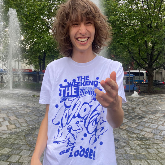 Toy Tonics Weekend Shirt - Blue on White