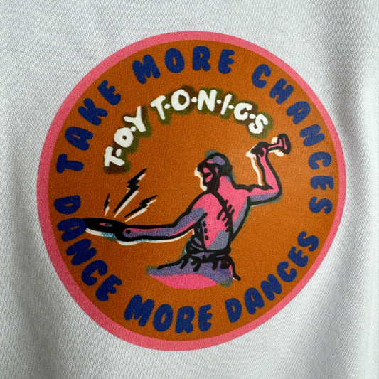 Dance More Shirt - White