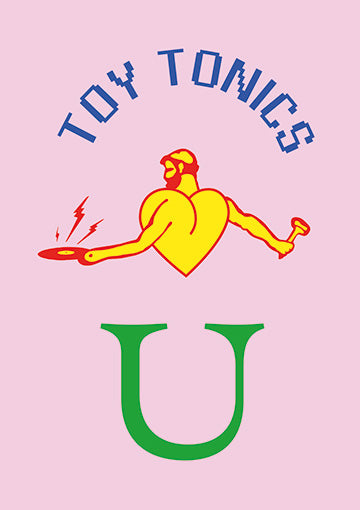 Toy Tonics Loves U Poster -Pink
