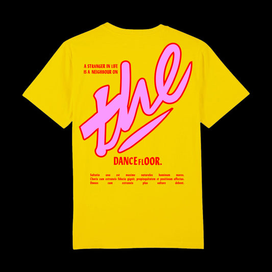 Dancefloor Shirt 2.0 - yellow XL
