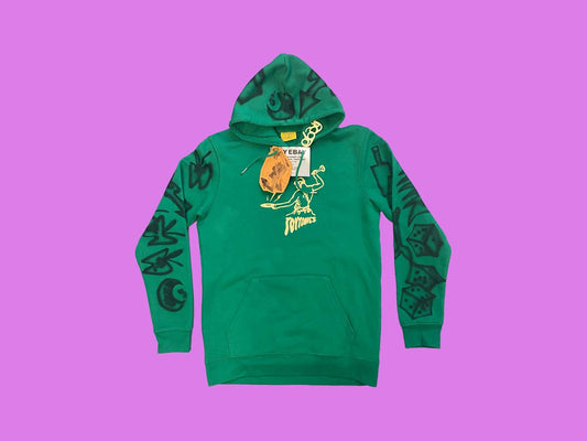 Handsprayed TT Hoodie by artist WHY EBAY (ltd. to 10 pcs!)