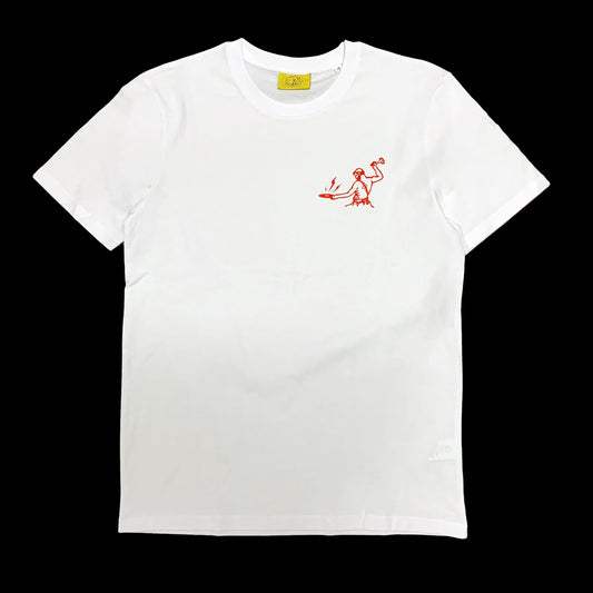 Toy Tonics Label Shirt - red on white