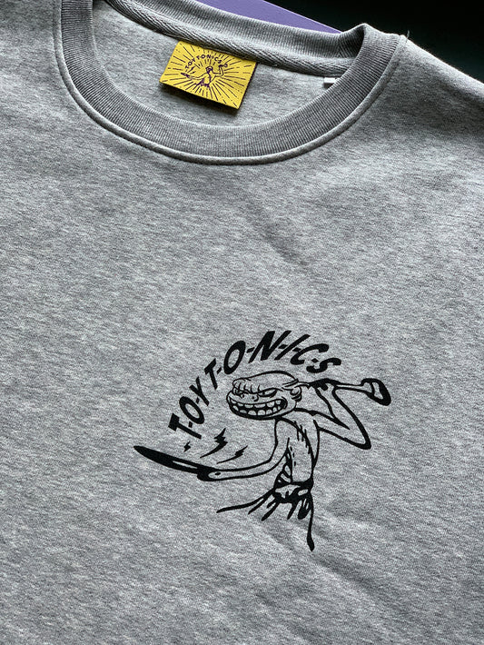 Toy Tonics Meme Sweater – grey