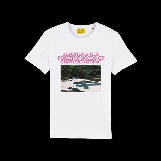 DONATION SHIRT: CONCRETE JUNGLE FOUNDATION - white