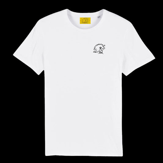 Small Logo Shirt - Black on White