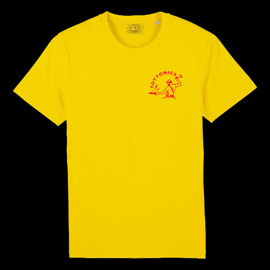 Logo Shirt - Red on Yellow