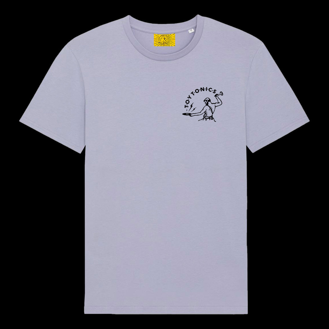 Logo Shirt - Black on Lavender
