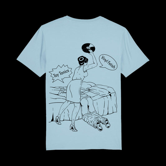 Vinyl Fetish Shirt - blue