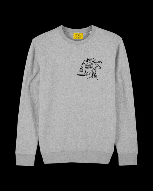 Toy Tonics Meme Sweater – grey